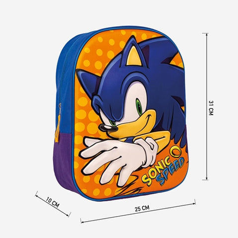 Cerda - Rucsac 3D Sonic Speed, 25x31x10 cm