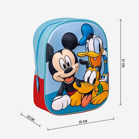 Cerda - Rucsac 3D Mickey Mouse & Friends, 25x31x10 cm