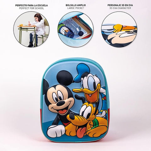Cerda - Rucsac 3D Mickey Mouse & Friends, 25x31x10 cm