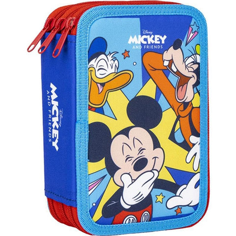 Cerda- Penar Echipat  Mickey Mouse & Friends cu 3 Compartimente