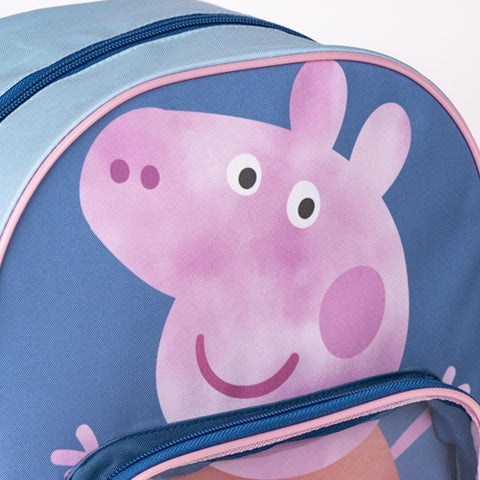 Cerda-Rucsac Peppa Pig cu buzunar transparent, 25x30x12 cm