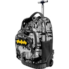 Troler Karactermania pentru Școală Sonic Batman Fan GTS B/N, 32x47x27 cm