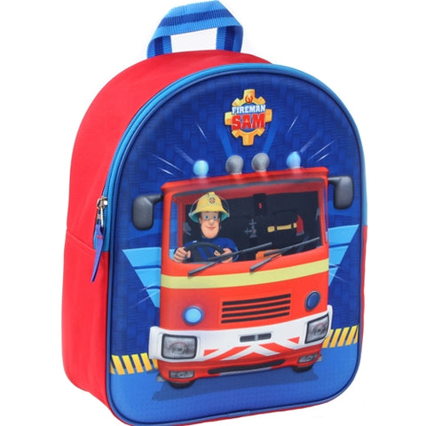 Vadobag  - Ghiozdan Vadobag pentru Gradinita 3D Fireman Sam On Duty, 31x25x12 cm