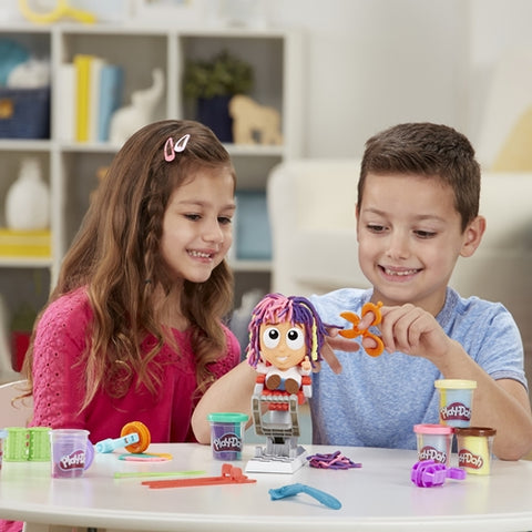 Hasbro - Set Creativ Frizuri Trasnite cu 8 Culori Plastilina Play-Doh