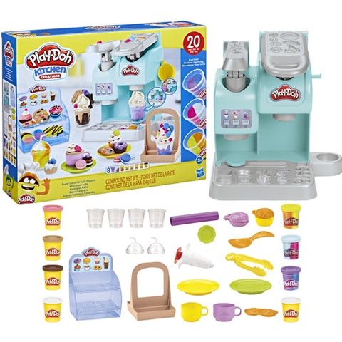 Hasbro - Set de Joaca Plastilina Cafena Play-Doh, 8 culori