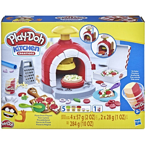 Hasbro - Set Creativ Cuptor pentru Pizza cu 5 Culori Plastilina Play-Doh