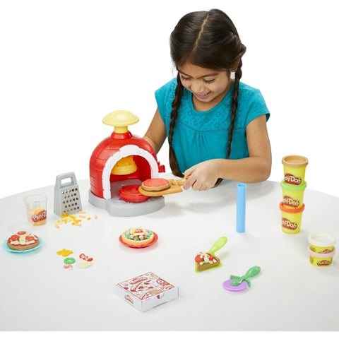 Hasbro - Set Creativ Cuptor pentru Pizza cu 5 Culori Plastilina Play-Doh