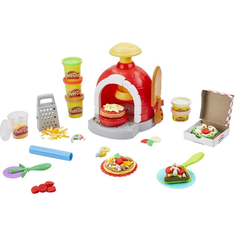 Hasbro - Set Creativ Cuptor pentru Pizza cu 5 Culori Plastilina Play-Doh