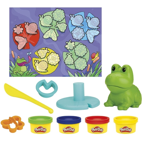 Hasbro - Set Creativ Broscuta Colorata cu 4 Culori Plastilina Play-Doh