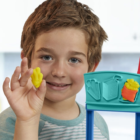 Hasbro- Set Creativ Restaurant  cu 5 Culori Plastilina Play-Doh