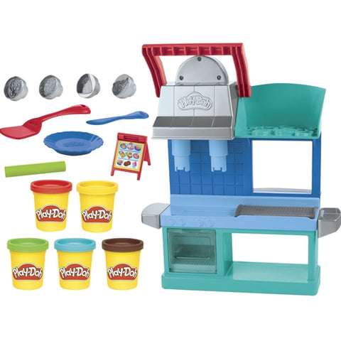 Hasbro- Set Creativ Restaurant  cu 5 Culori Plastilina Play-Doh