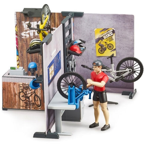 Bruder  - Set Service Bruder si Magazin de Biciclete