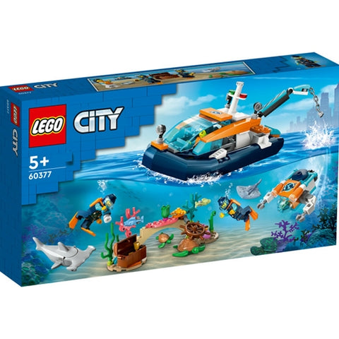 LEGO  - LEGO City Barca pentru Scufundari 60377