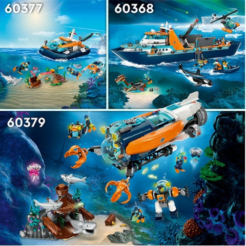 LEGO  - LEGO City Barca pentru Scufundari 60377