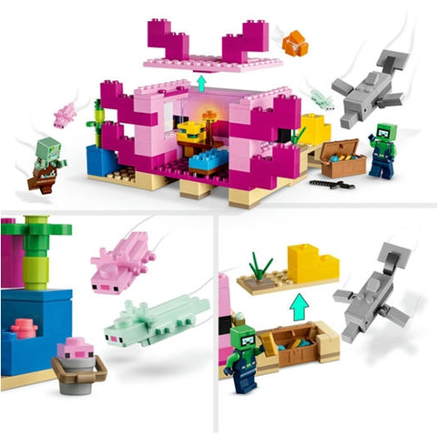 Lego - LEGO Minecraft Casa Axolotl 21247