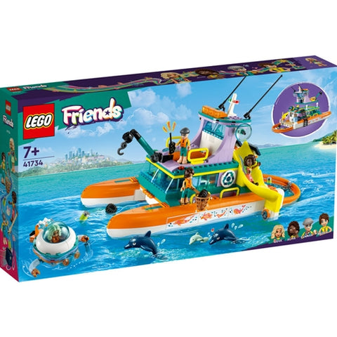 Lego - LEGO Friends Barca de Salvare pe Mare 41734