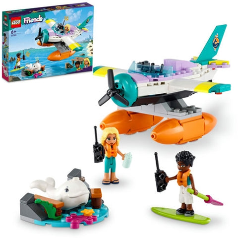 Lego - LEGO Friends Avion de Salvare pe Mare 41752