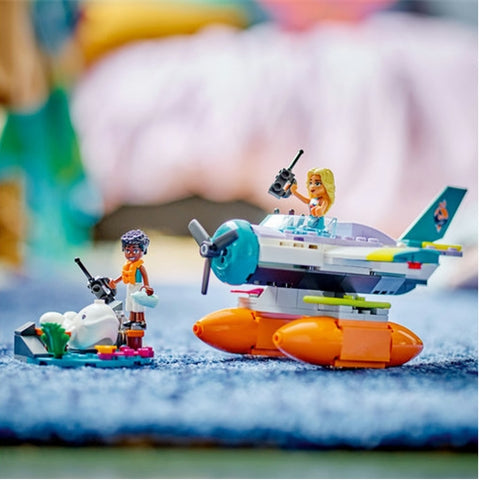 Lego - LEGO Friends Avion de Salvare pe Mare 41752