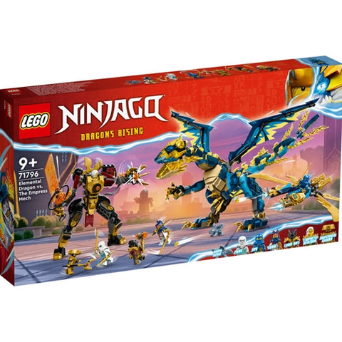 Lego - LEGO Ninjago Dragonul Elemental vs. Robotul Imparatesei 71796