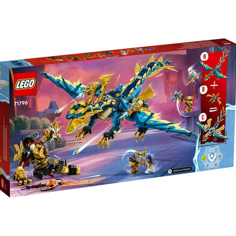 Lego - LEGO Ninjago Dragonul Elemental vs. Robotul Imparatesei 71796