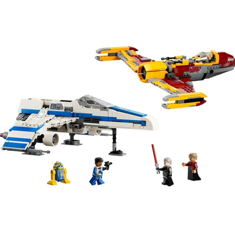 Lego - LEGO Star Wars E-Wing al Noii Republici vs Starfighter-ul lui Shin Hati 75364