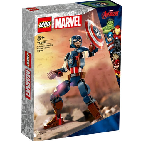 Lego - LEGO Super Heroes Figurina de Constructie Captain America 76258