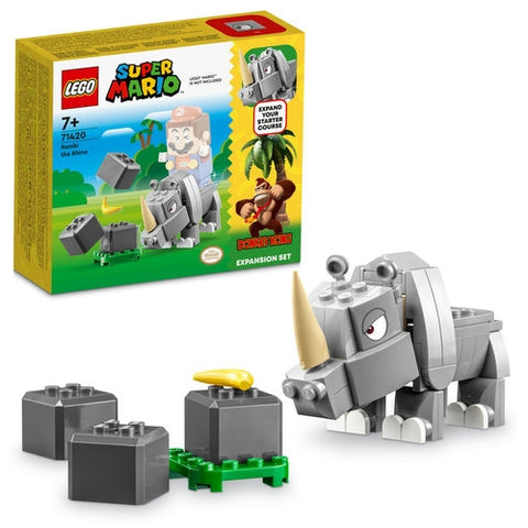 Lego - LEGO Super Mario Set de Extindere Rinocerul Rambi 71420