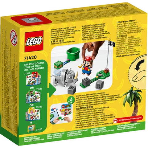 Lego - LEGO Super Mario Set de Extindere Rinocerul Rambi 71420