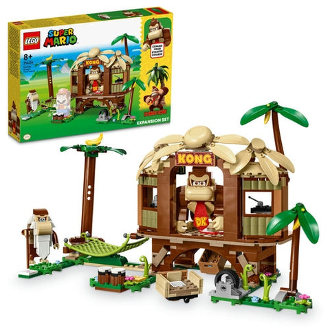 Lego - LEGO Super Mario Set de extindere - Casa din copac a lui Donkey Kong 71424