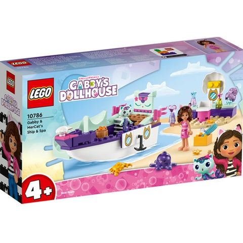 Lego - LEGO Gabby's Dollhouse Barca cu Spa a lui Gabby si a Pisirenei 10786