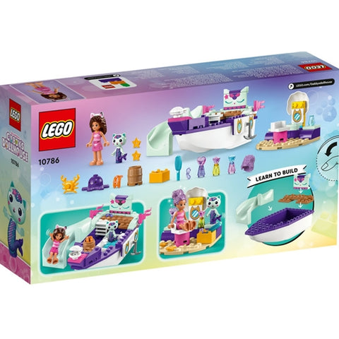 Lego - LEGO Gabby's Dollhouse Barca cu Spa a lui Gabby si a Pisirenei 10786