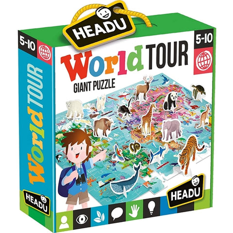 Headu  - Puzzle Turul Lumii Headu - Teacher Tested