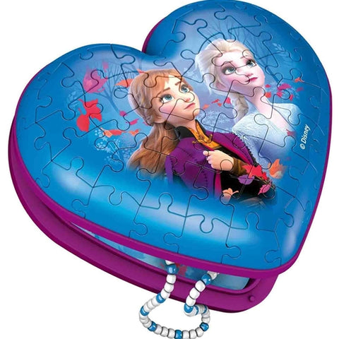 Ravensburger - Puzzle 3D Cutie Inima Frozen, 54 Piese