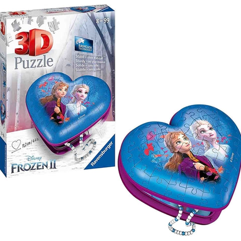 Ravensburger - Puzzle 3D Cutie Inima Frozen, 54 Piese