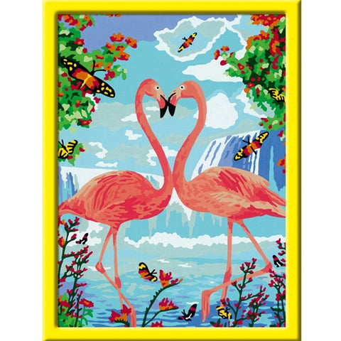 Ravensburger Creart - Pictura Doi Flamingo