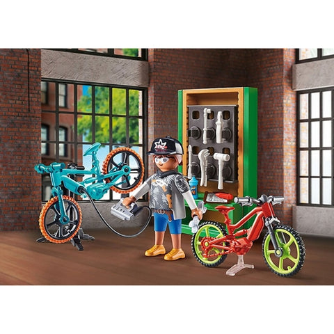 Playmobil  - Set de Constructie Playmobil Cadou Atelier De Biciclete