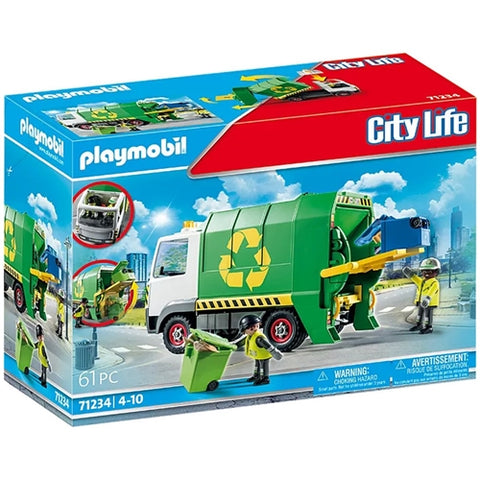 Playmobil  - Set de Constructie Playmobil Camion De Reciclare Cu Accesorii