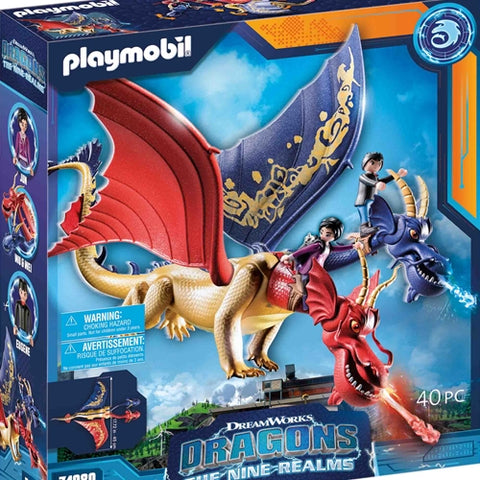 Playmobil  - Set de Constructie Playmobil Dragons: Wu Wei & Jun