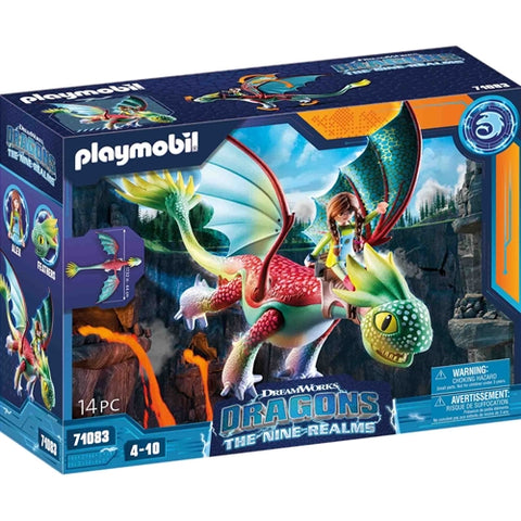 Playmobil  - Set de Constructie Playmobil Dragons: Feathers si Alex