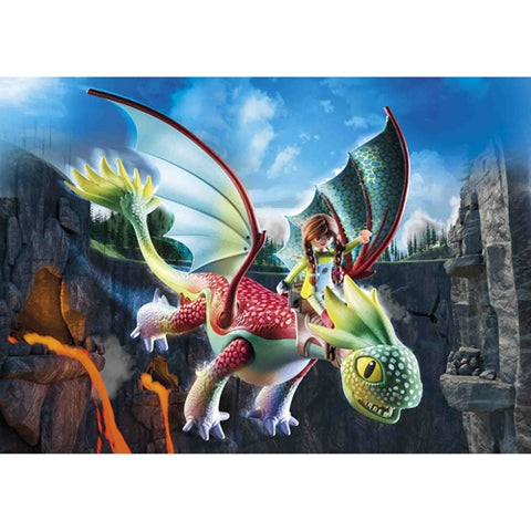 Playmobil  - Set de Constructie Playmobil Dragons: Feathers si Alex