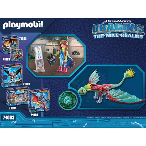 Playmobil  - Set de Constructie Playmobil Dragons: Feathers si Alex