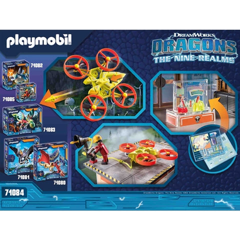 Playmobil  - Set de Constructie Playmobil Dragons: Laboratorul Lui Icaris