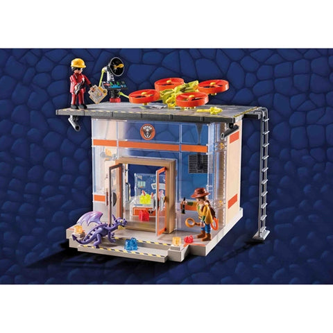 Playmobil  - Set de Constructie Playmobil Dragons: Laboratorul Lui Icaris