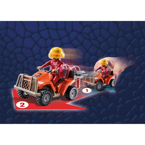 Playmobil  - Set de Constructie Playmobil Dragons: Vehiculul Lui Icaris Si Phil