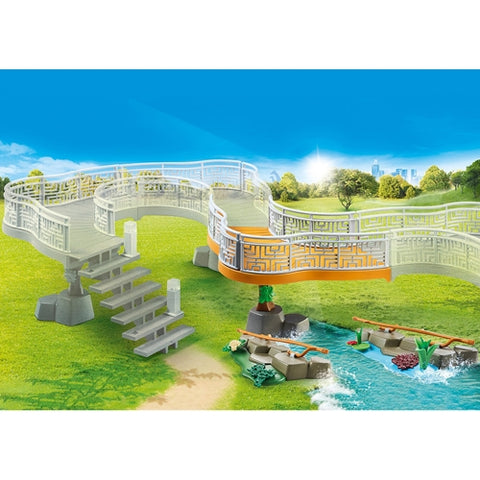 Playmobil  - Set de Constructie Playmobil Platforma Pentru Vederea Gradinii Zoo