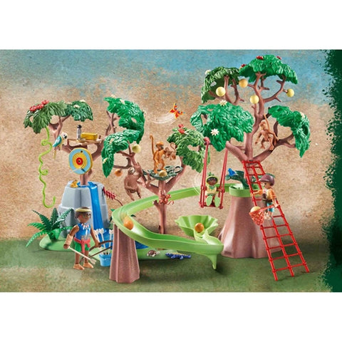 Playmobil  - Set de Constructie Playmobil Loc De Joaca In Jungla Tropicala