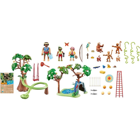 Playmobil  - Set de Constructie Playmobil Loc De Joaca In Jungla Tropicala