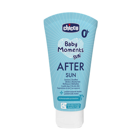 Crema protectie dupa plaja Chicco Baby Moments, 150 ml, 0 luni+