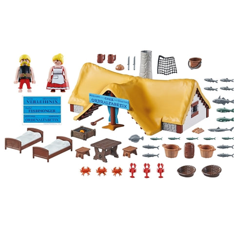 Playmobil  - Set de Constructie Playmobil Asterix - Coliba lui Unhygienix