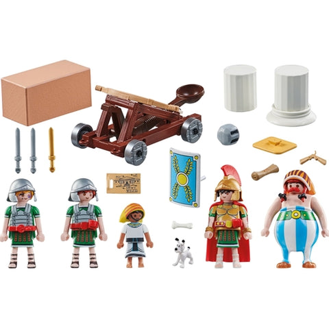 Playmobil  - Set de Constructie Playmobil Asterix - Edifis si Batalia de la Palat